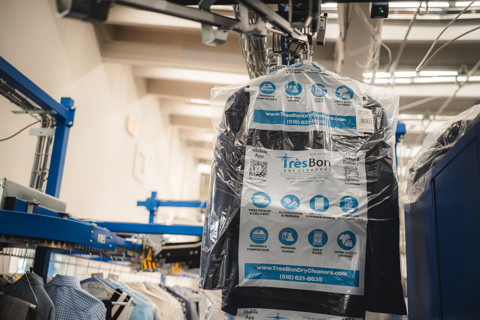 Tres Bon garment pickup service